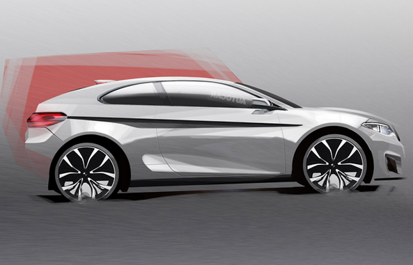 Эскиз BMW X1 BMW