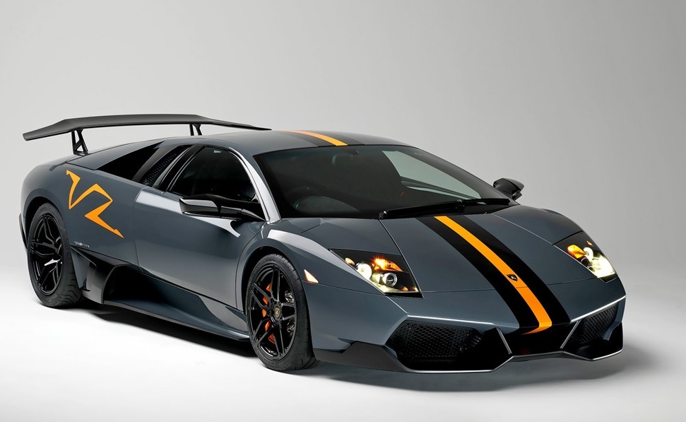 Эксклюзивный Lamborghini Murcielago SV немного ударили Lamborghini Murcielago SV