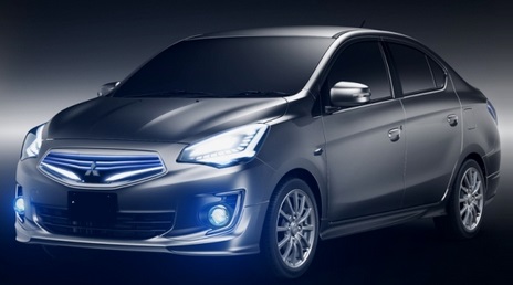 Автомобильный салон в Лос-Анджелесе: Mitsubishi Mirage Mitsubishi Mirage