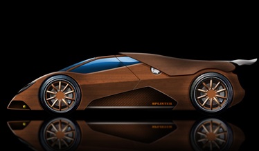 Автомобильное шоу в Эссене: Wooden Supercar 2 Wooden Supercar 2