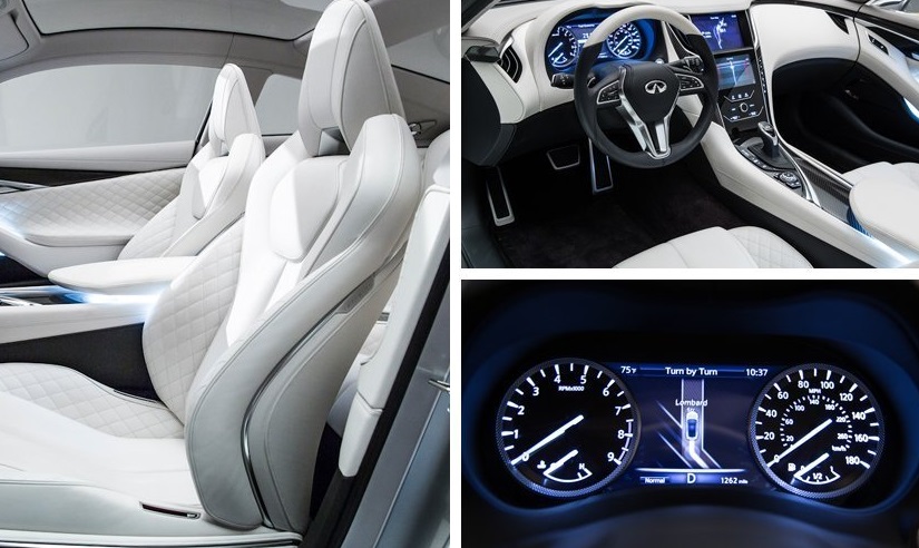 №5 Новый Infiniti Q60 Coupe – автомобильное шоу Детройте 2016 Infiniti Q60 Coupe 5