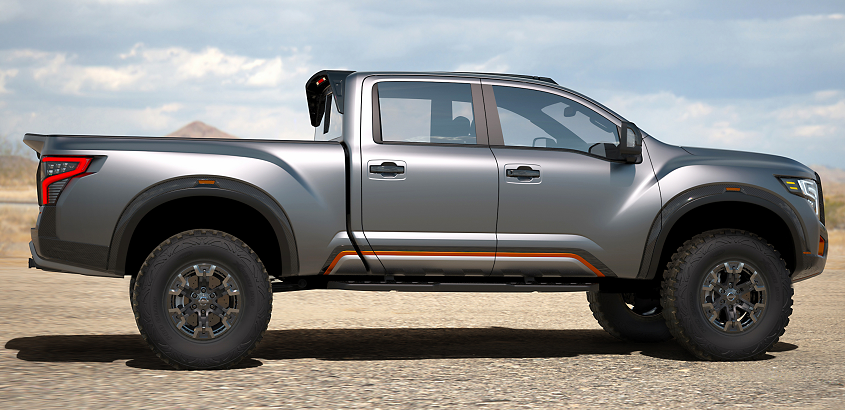 №2 Новый Nissan Titan Warrior - автомобильный салон Детройта 2016 Nissan Titan Warrior 2