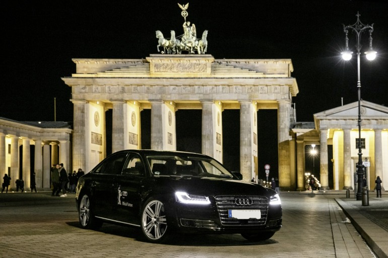 Автономный Audi A8 L W12 показали на «Берлинале» Audi A8 L W12 3