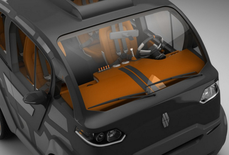 №3 Mirrow Provocator – новый концепт городского автомобиля Mirrow Provocator