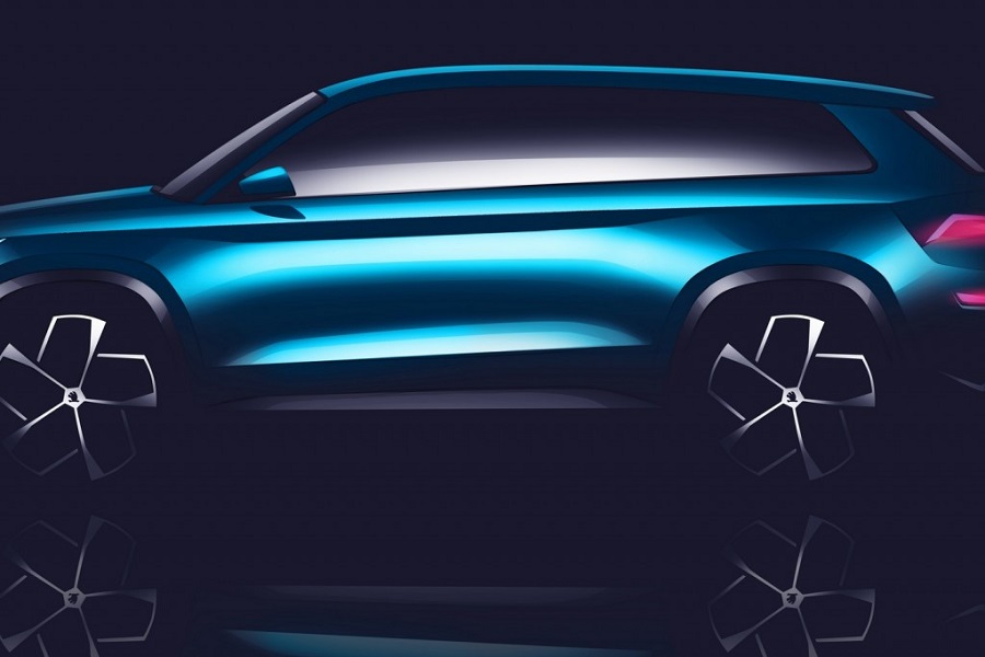 Skoda VisionS представят в Женеве Skoda VisionS 3