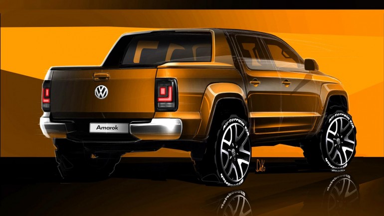 №2 Новый Volkswagen Amarok показали в первом тизере Volkswagen Amarok 4